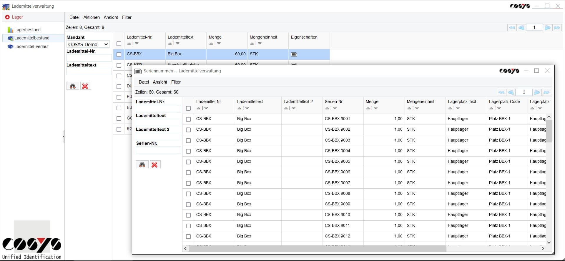 Palettenkonto Monitoring Palettenkonto Monitoring