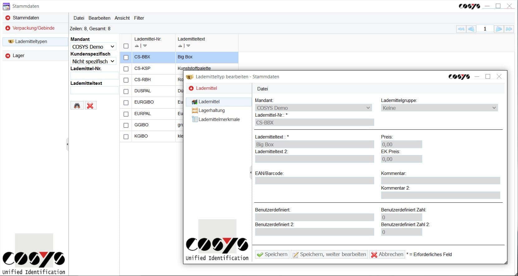 Palettenkonto Monitoring Palettenkonto Monitoring